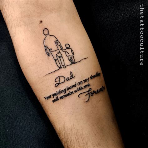 dad son tattoo ideas|father son and daughter tattoos.